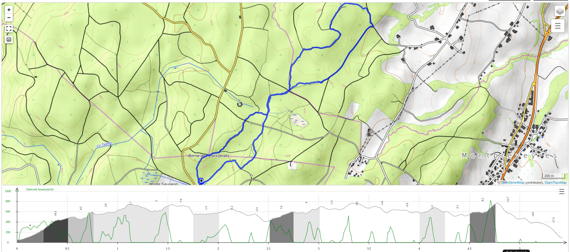 La trace